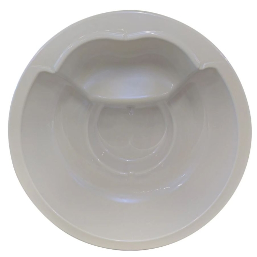 Einsatz Weiß metallic